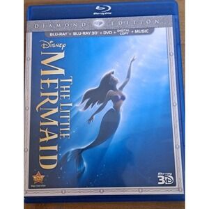 The Little Mermaid Diamond Edition Blu-ray 3D + Blu-ray + DVD + Digital Copy